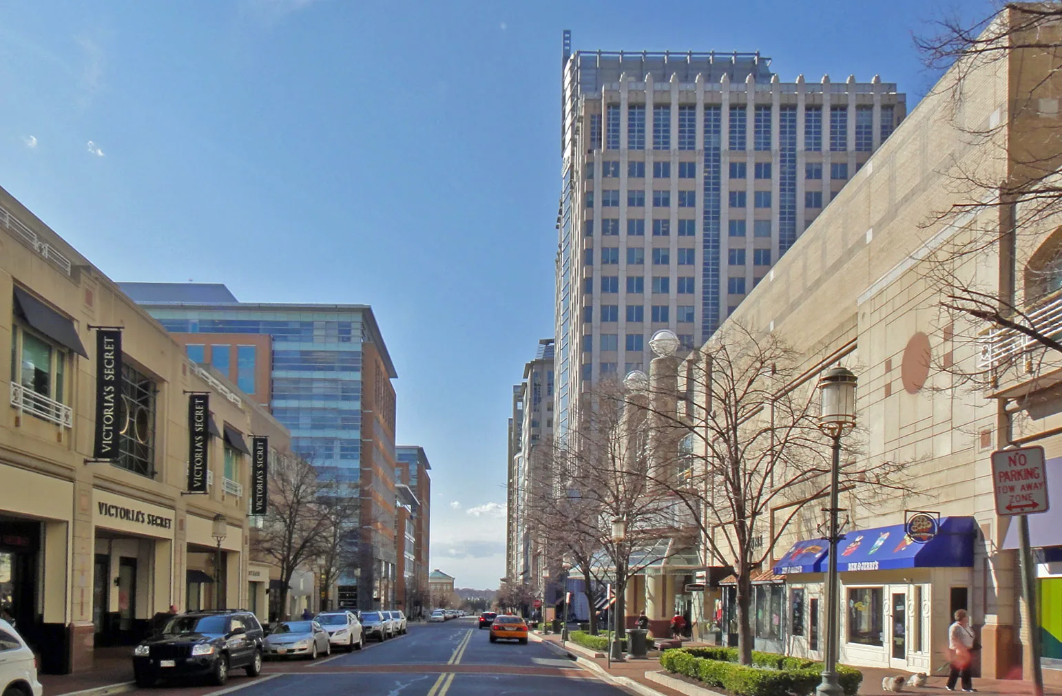 Shops along Market Street at Reston Town Center, the route for the Trick or Treat Beyond Market Street event